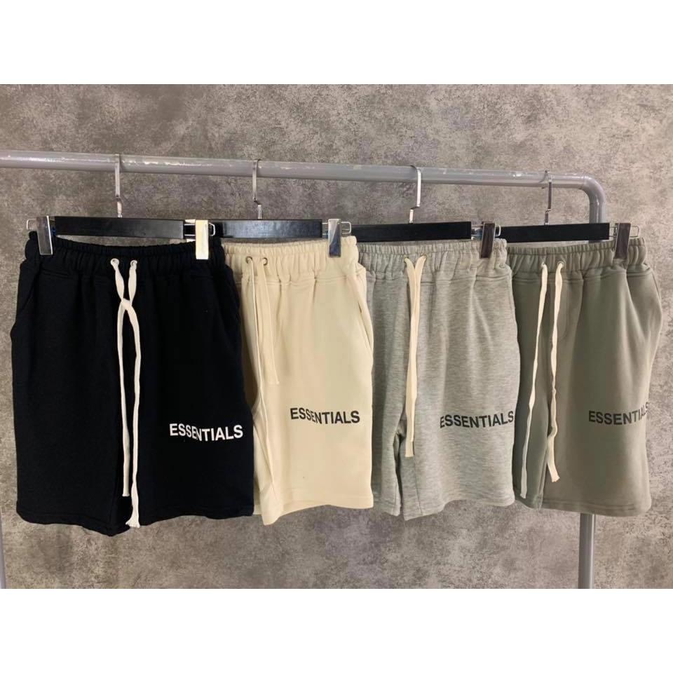 QUẦN SHORT ESS.E  PHONG CÁCH UNISEX KÈM ẢNH THẬT (GIN STORE)