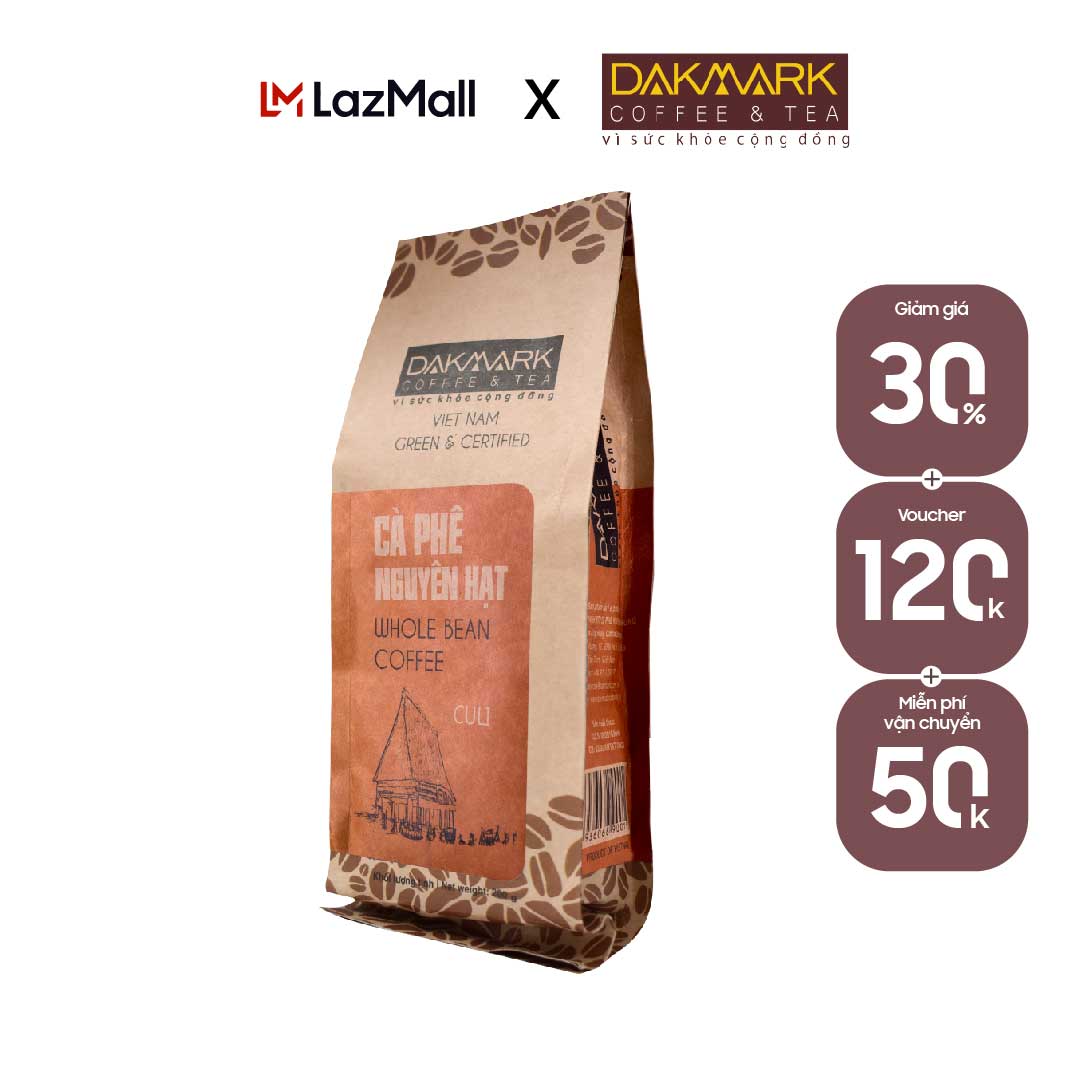 Cà phê nguyên hạt DakMark Culi 200g