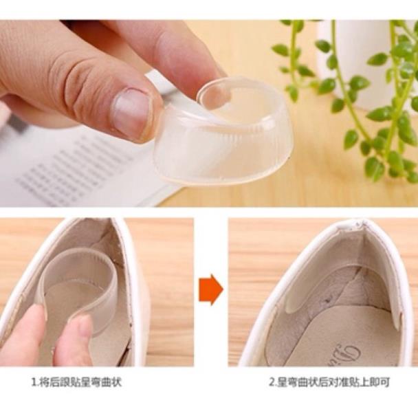 Miếng Dán Gót Giày Chống Trầy Chân Silicon Trong Suốt  [ Hỏa Tốc HCM ]