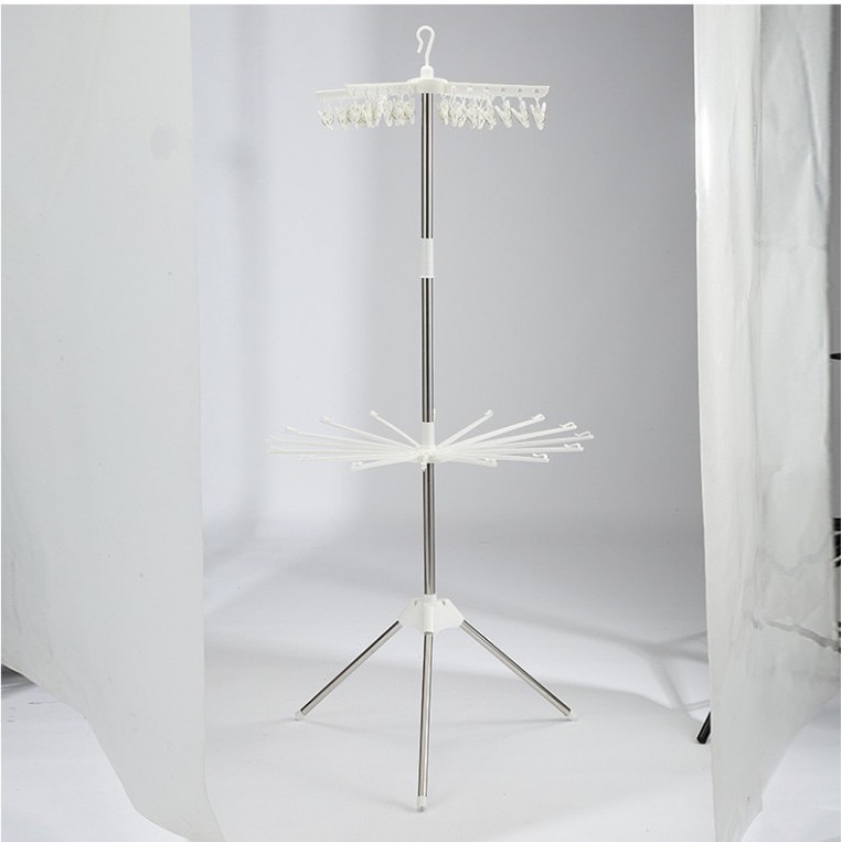 CÂY SÀO PHƠI ĐỒ INOX ĐA NĂNG DÁNG TRÒN