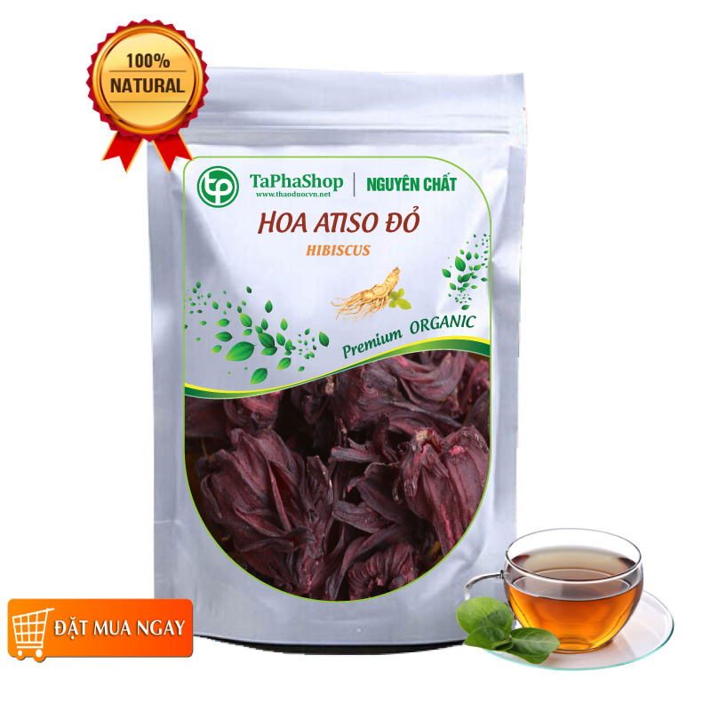 Hoa atiso đỏ sấy khô 100g - tấn phát