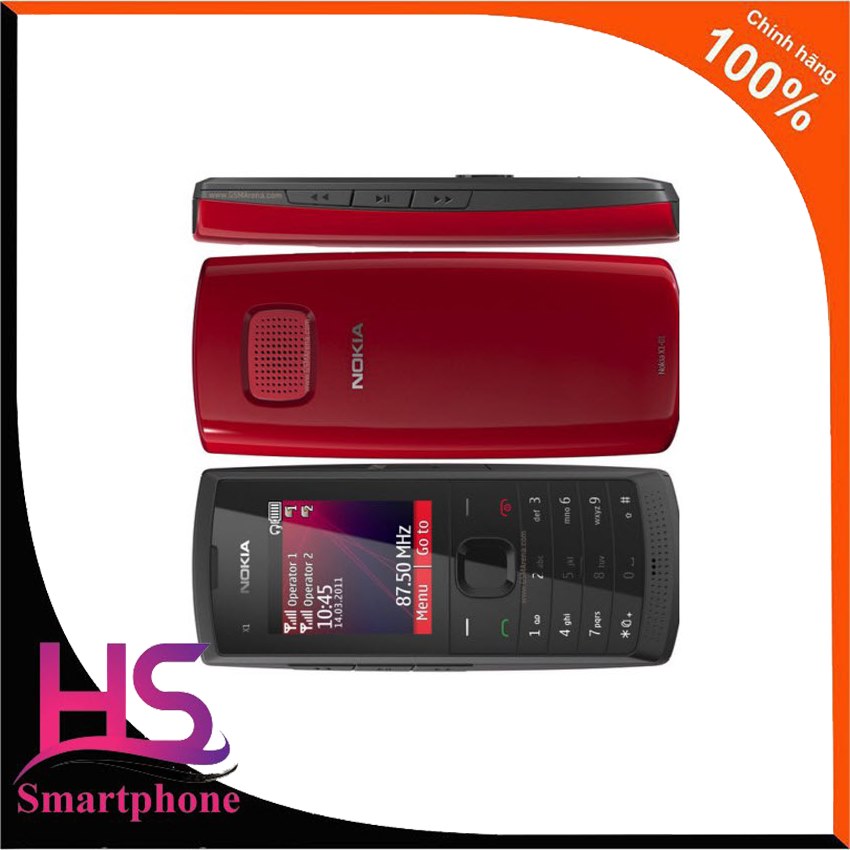 Điện Thoại Nokia X1-01 Đỏ 1 Đổi 1 Trong 12 Tháng