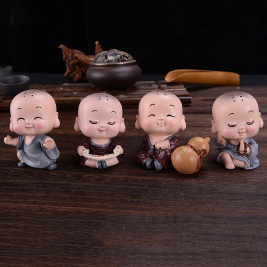 [HCM]Tượng chibi chú tiểu hạnh phúc