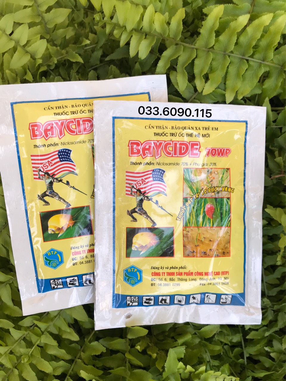 3 gói ốc bươu vàng BAYCIDE 70WP