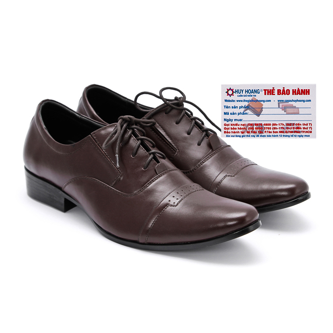 Men's cowhide variety of brown shoes