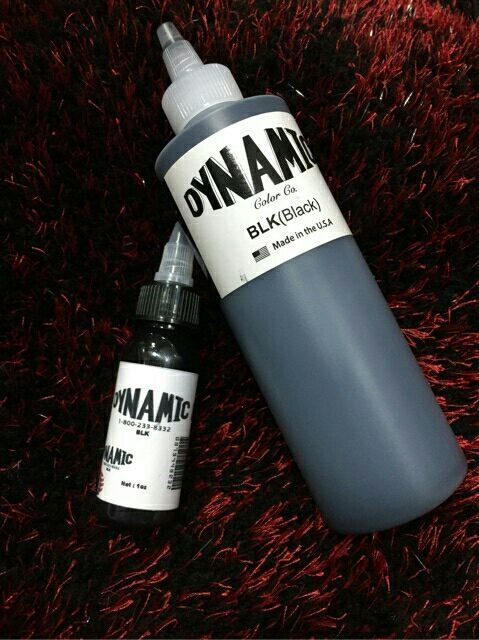 Mực Xăm đen Dynamic TBK 30ml / 1oz chai chiết
