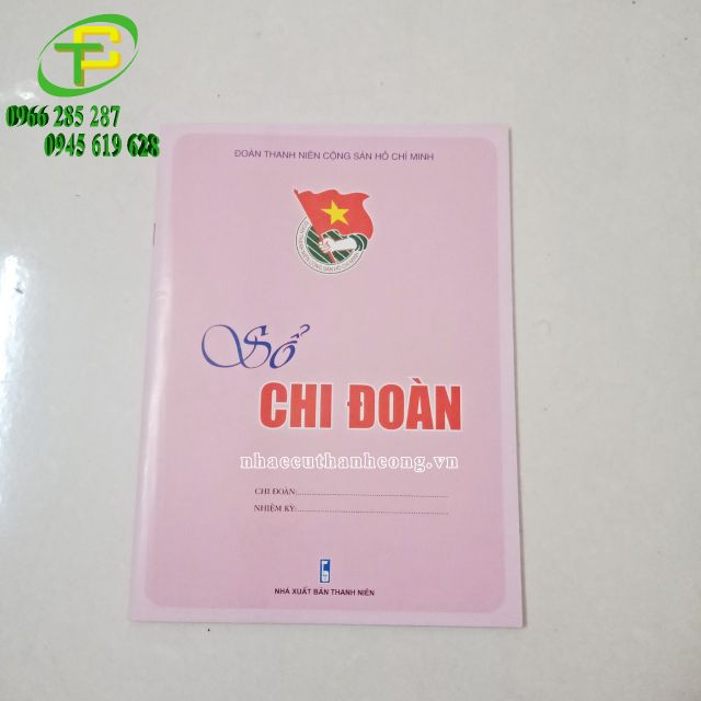 COMBO 10 quyển sổ chi đoàn màu hồng