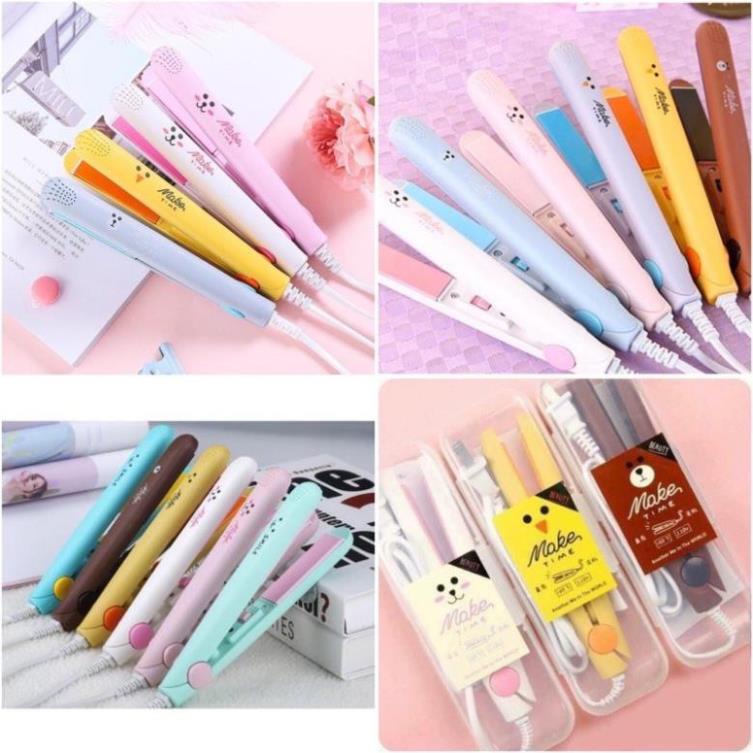 Máy là duỗi uốn ép tóc mini - Máy là tóc mini Maker Time hàng rẻ chất lượng