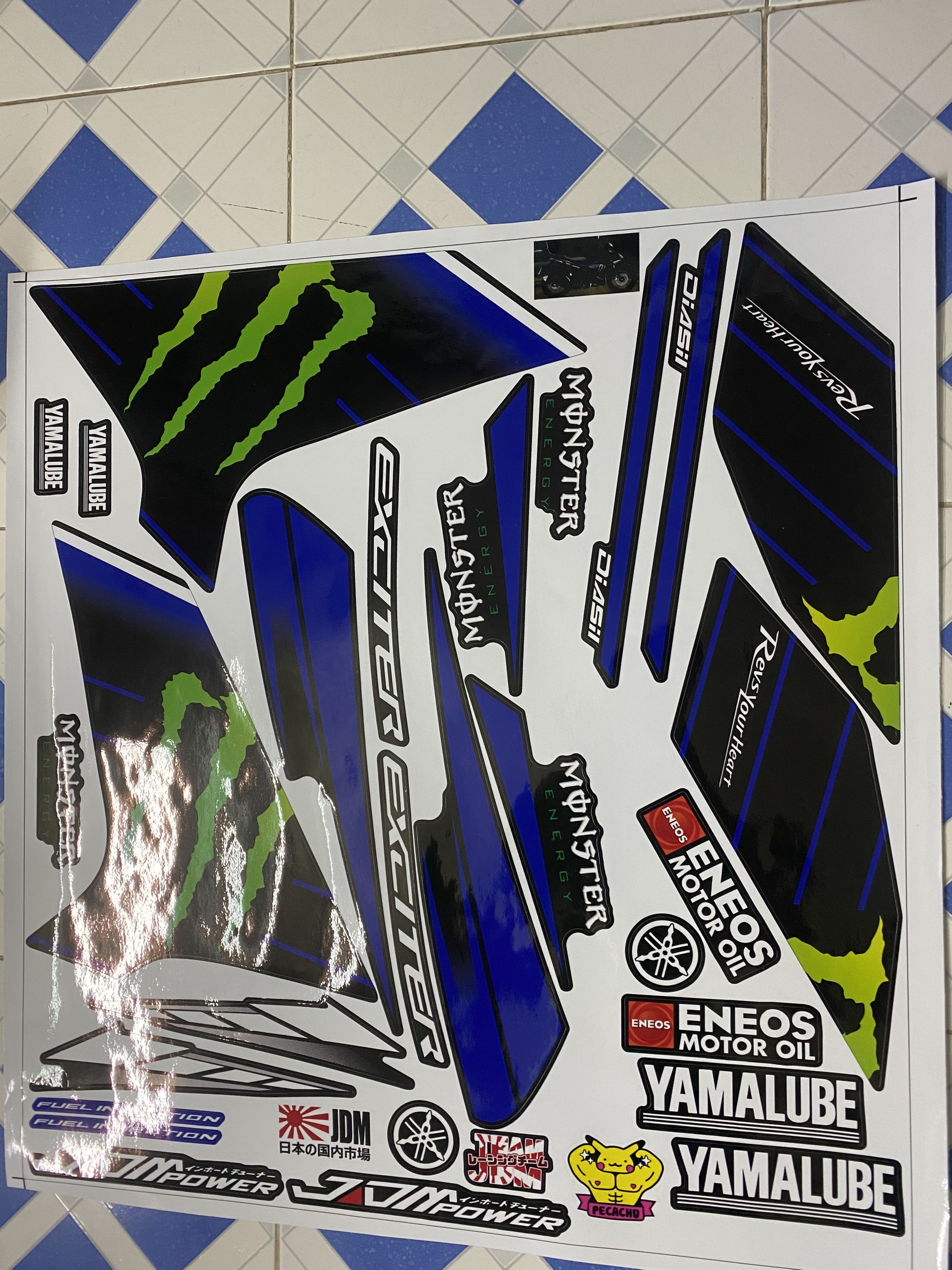 TEM RỜI EXCITER 150 MONSTER 2019