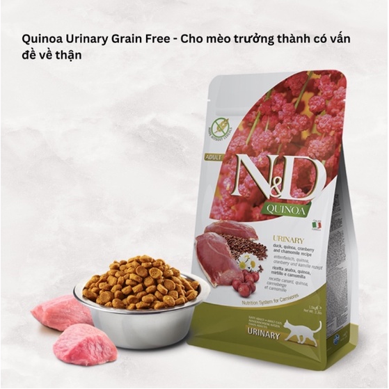 Hạt N&D Urinary Cho Mèo Sỏi Thận Túi Re-pack - Nôngtrạithúcưng.com