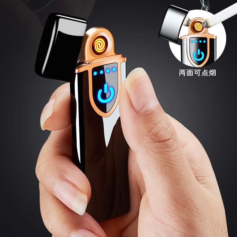 Bật lửa cảm ứng không dùng gas nạp sạc USB