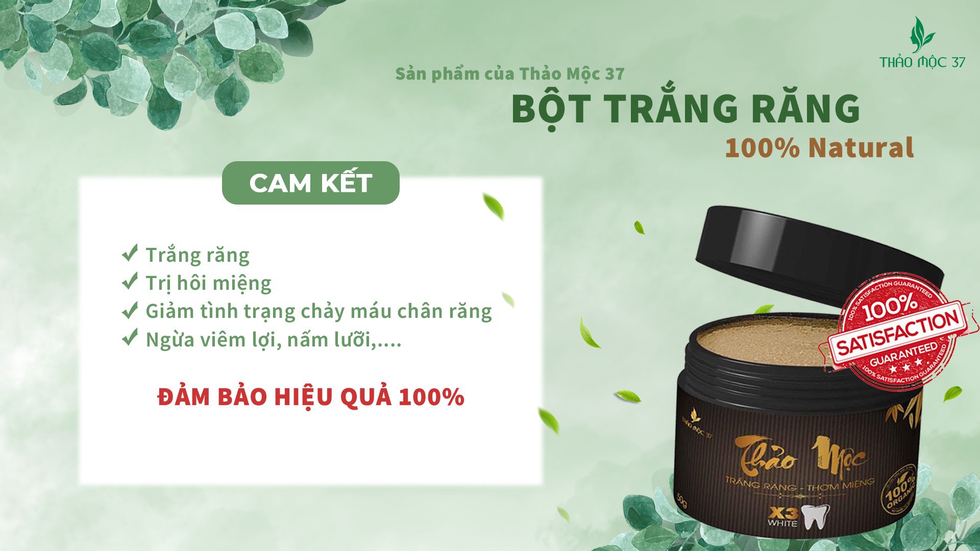 Bột trắng răng thảo mộc 37