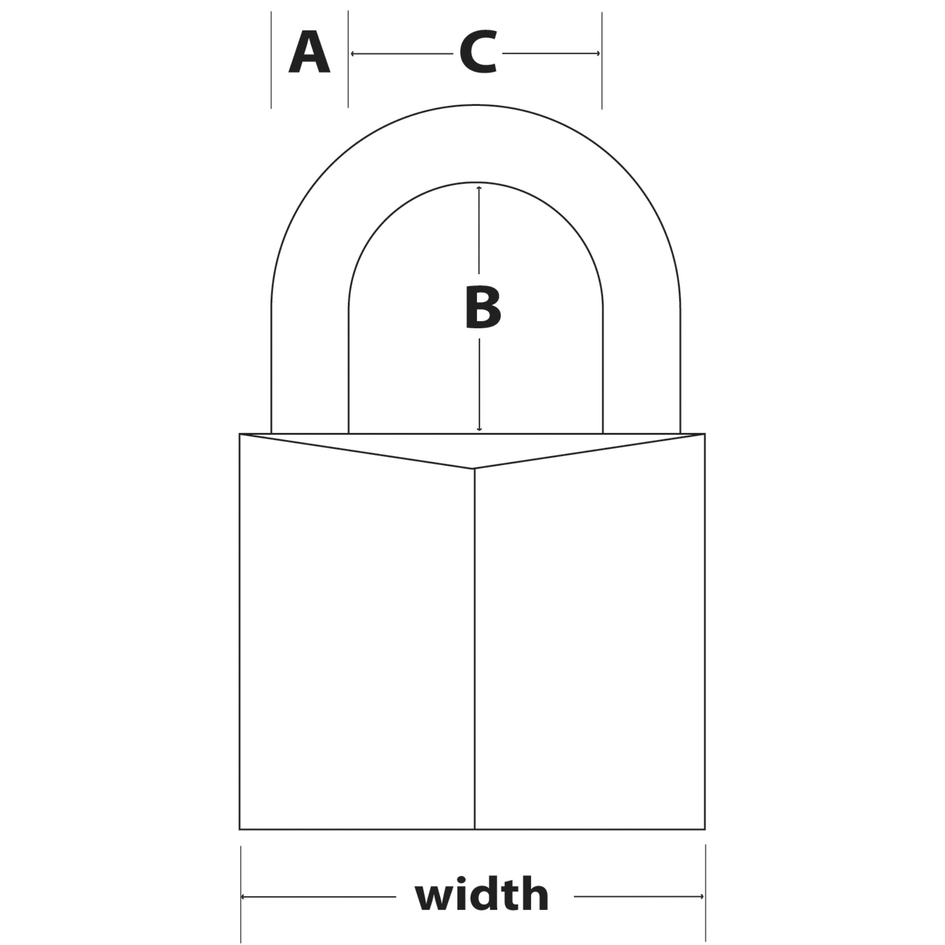 Ổ khóa vali Master Lock 115 EURD thân đồng 15mm - MITISHOP