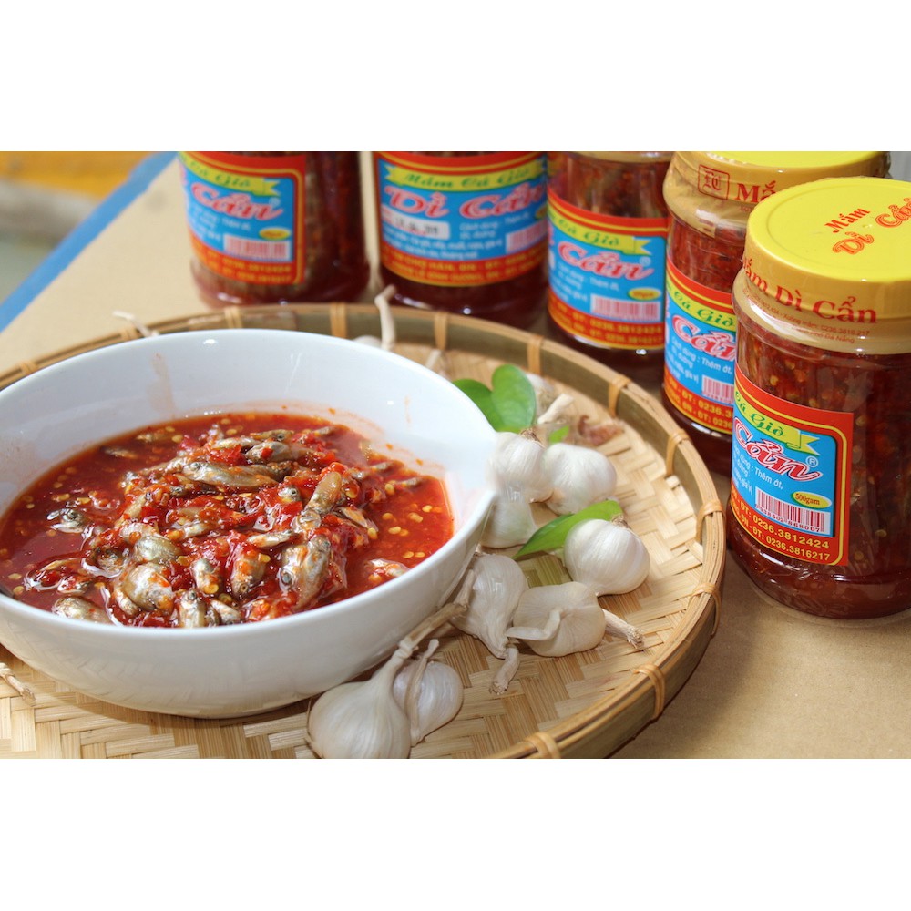 Mắm Cá Rò (Cá Giò) Dì Cẩn Đặc Sản Đà Nẵng Hủ 500g
