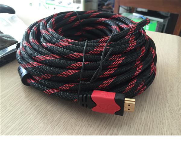 HDMI Cable Covered with Mesh Is 15m Long