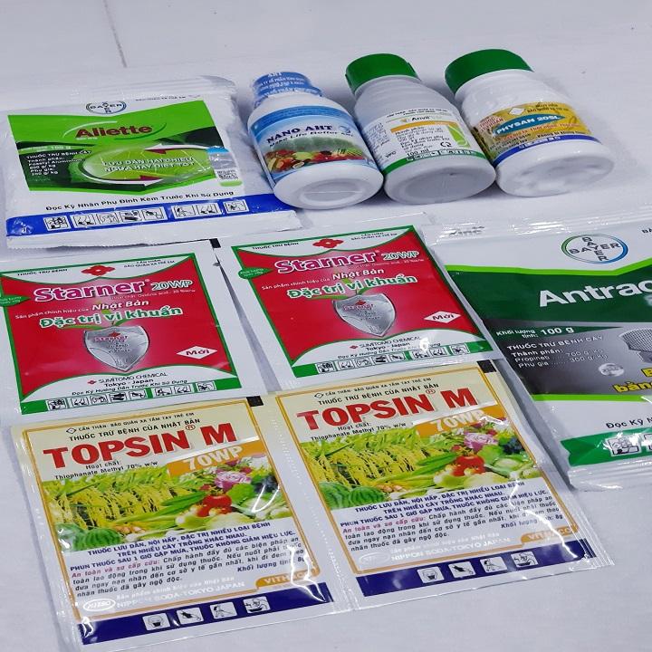 [HCM]COMBO PHÒNG TRỪ NẤM BỆNH VI KHUẨN CHO LAN