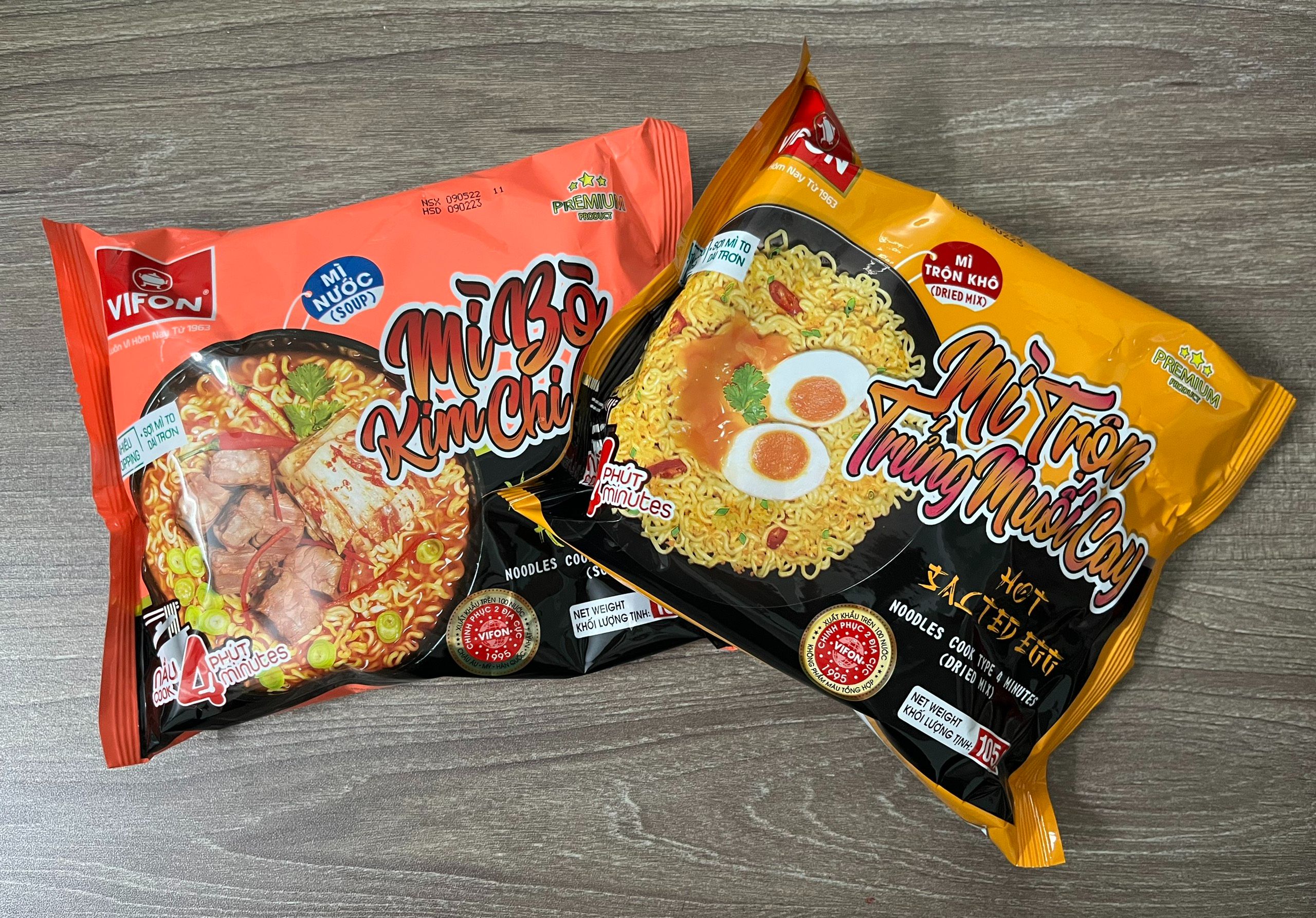 Mì Bò Kim Chi Cay Vifon 105g