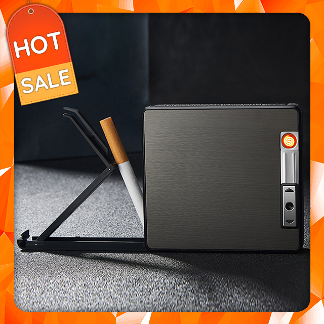 Hộp Qụet Hộp Quẹt Bật Lửa Sạc Điện Kiêm Hộp Đựng T Focus YH050 Thiết Kế Đẹp Độc Lạ