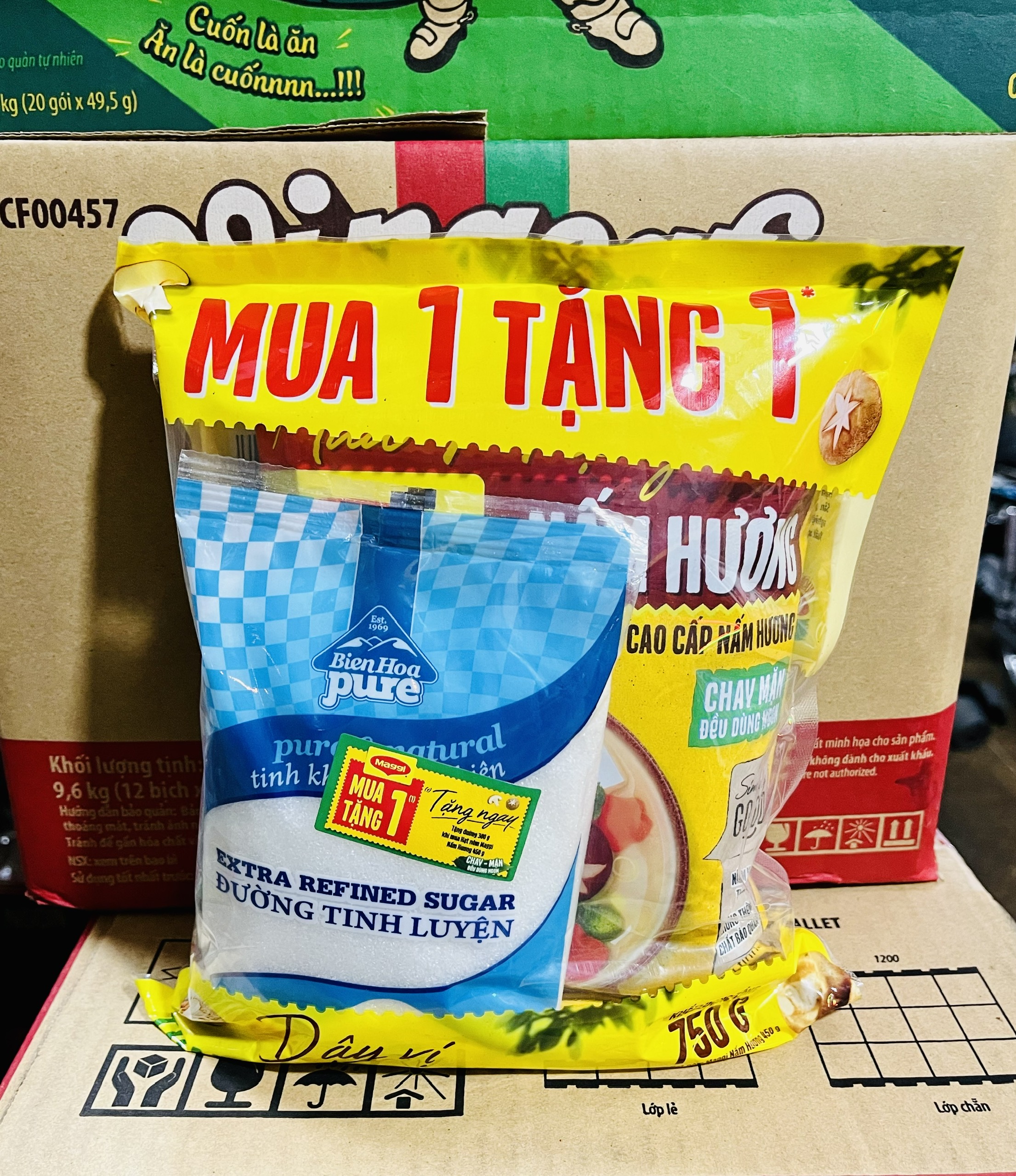 Hạt nêm chay nấm hương Maggi gói (450g)