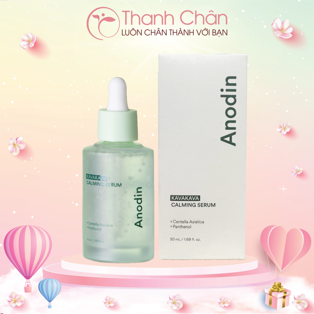 Tinh chất Anodin Kava Kaka Calming Serum 50ml, làm dịu cấp ẩm