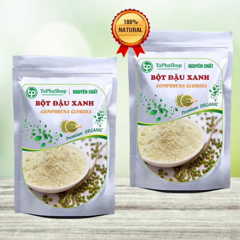 Bột Đậu Xanh 100g Hảo Hạng - Thảo Dược Tấn Phát