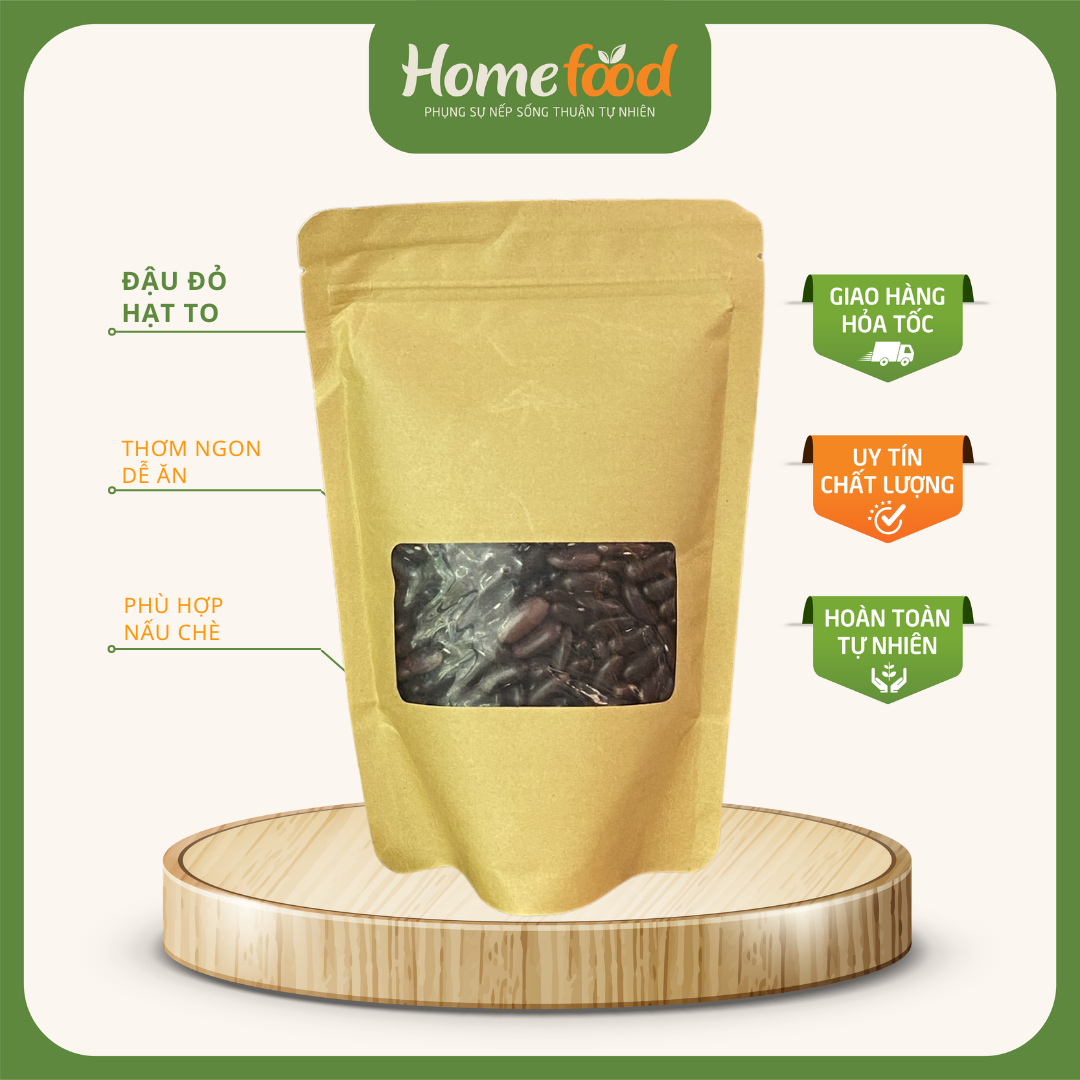 Đậu đỏ hạt to HOMEFOOD túi 500g