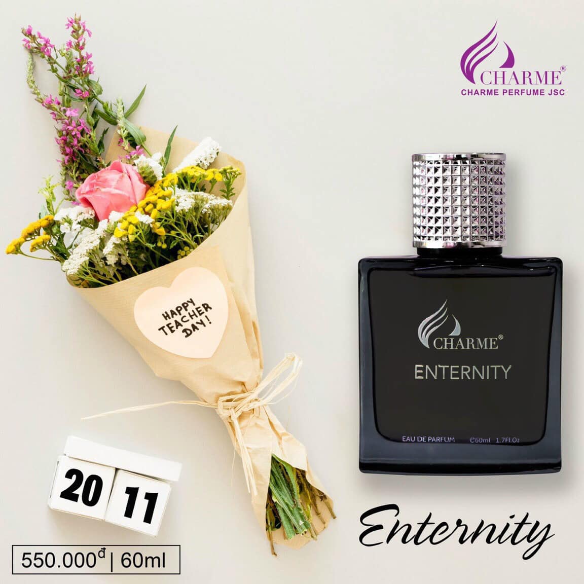 Nước Hoa Nam Entenity 60ml chính hãng