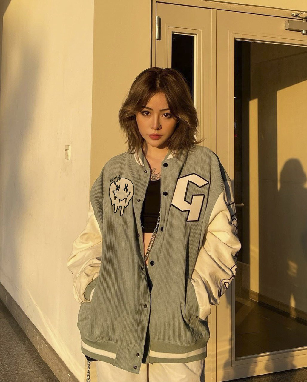 [Gấp Gấp]Áo Khoác Nhung Bomber Gonz (Uc-90Aa-9303)