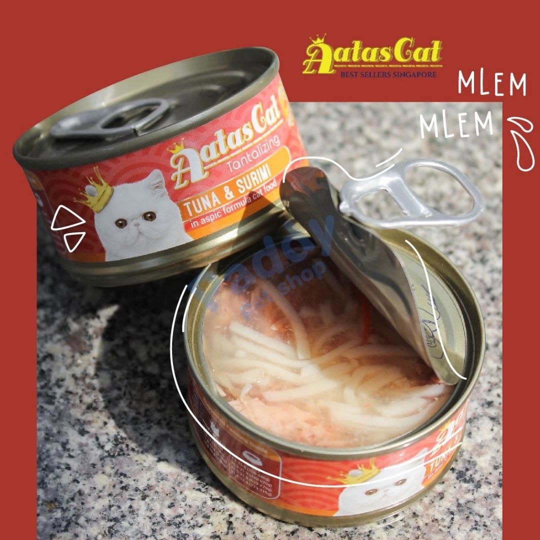 Pate AATAS Cho Mèo Mọi Lứa Tuổi (Lon nhỏ 80g)