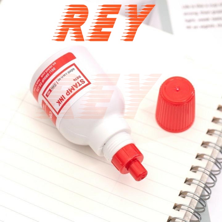 Lọ mực con dấu 40ml Deli 9874 giao hoả tốc