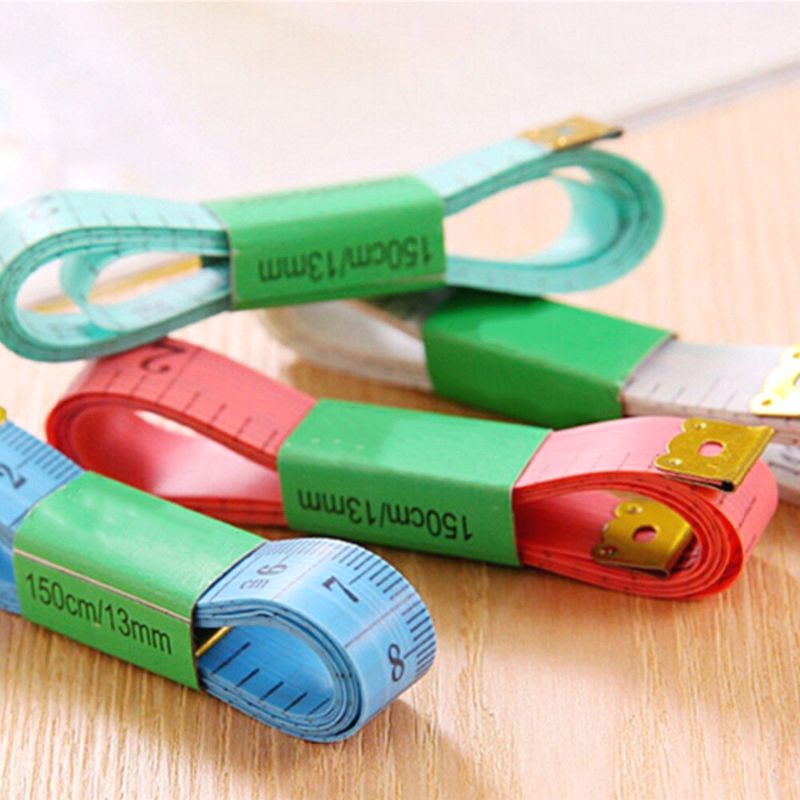 Thước dây chiều dài 150cm, thước đo may vá, thước đo vòng eo, thước đo may đồ
