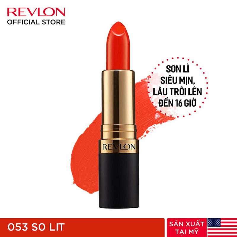 Son lì siêu mịn Revlon Super Lustrous Matte Lipstick 4.2g cao cấp