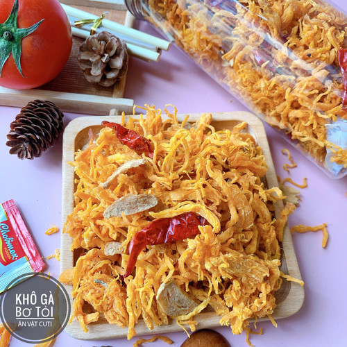 250G KHÔ GÀ BƠ TỎI
