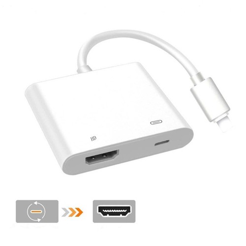 Cáp chuyển Lightning to HDMI cho Iphone, ipad chất lượng cao 1080P, HDMI cho iphone, lightning sang HDMI