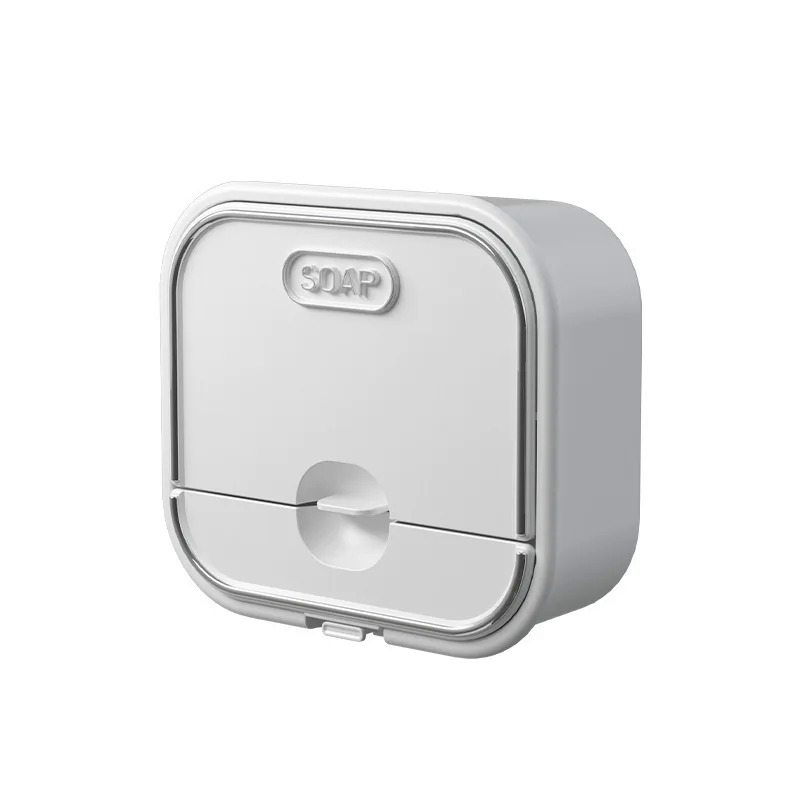 Sáng tạo Flip-Top loại xà phòng Hộp Treo Tường cống xà phòng Hộp đa chức năng ngăn kéo xà phòng món ăn giá phụ kiện phòng tắm
