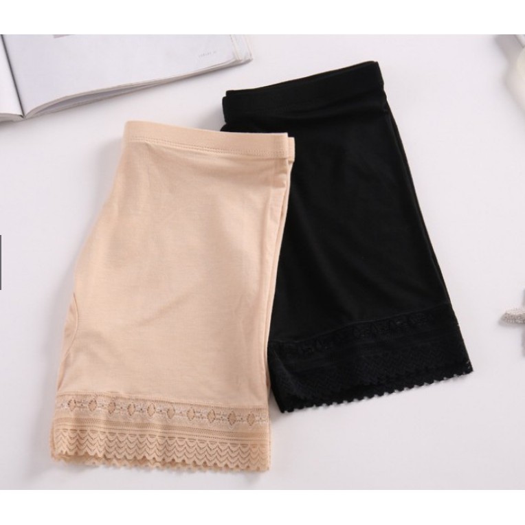 Quần Mặc Váy Pha Ren Siêu Mềm Siêu Co Giãn-Đường May Tỉ Mỉ, Tinh Tế -Dễ Kết Hợp Với Các Trang Phục, Phụ Kiện Khác-SHOPCHIBI