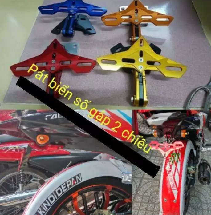 Pát biển số Winner 2 Chiều Nhôm CNC