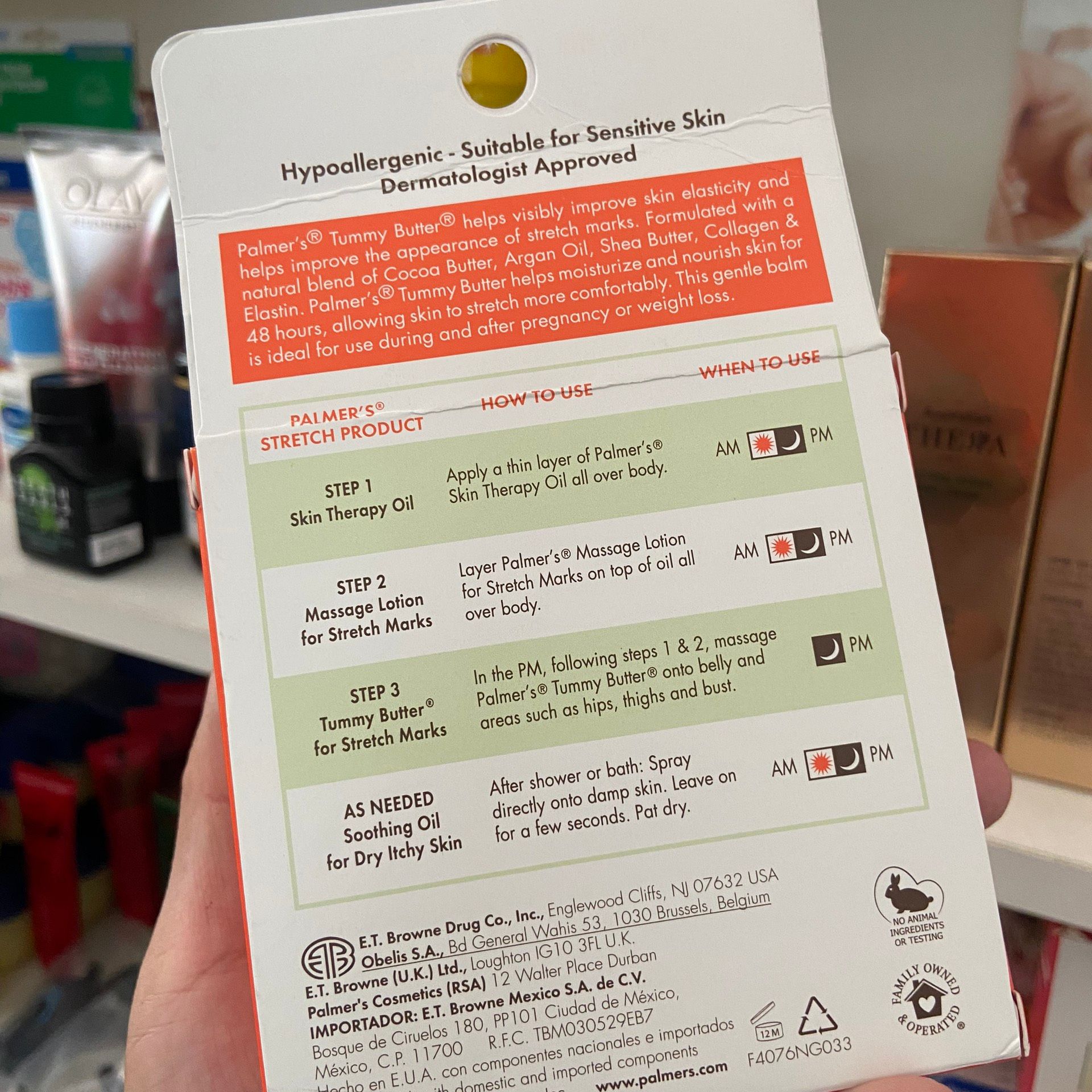 Kem chống rạn da cho mẹ bầu Palmer’s Cacao Butter Formula