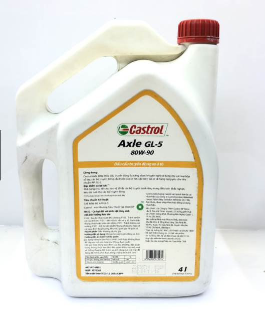 Dầu nhớt Castrol Axle 80W-90 85W-140 API GL5 (4L)