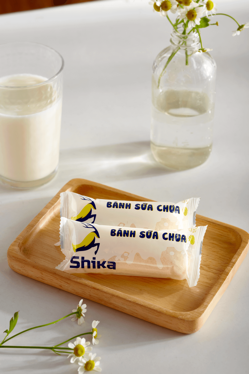 Combo 5 Gói bánh sữa chua Shika siêu mềm (40 cái)