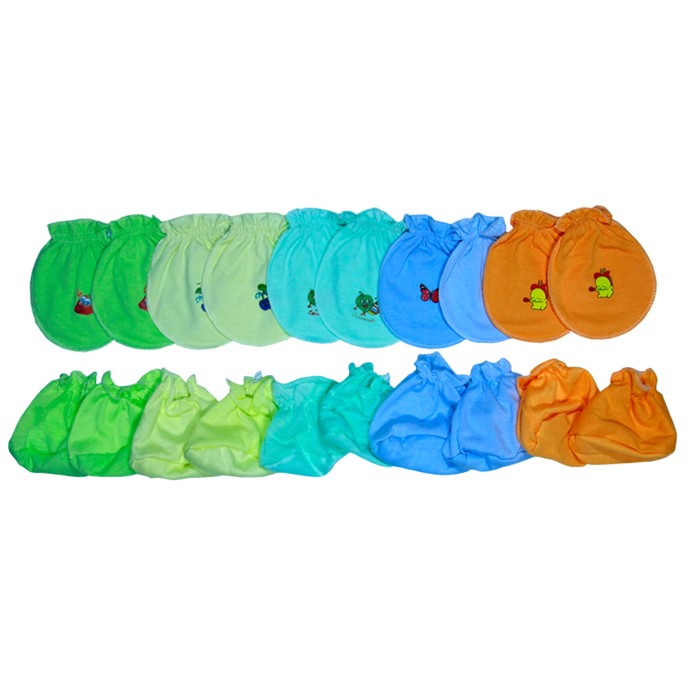 Bao Tay bao chân cho Bé Sơ Sinh ( 1 set gồm 1 đôi bao tay 1 đôi bao chân cho bé )