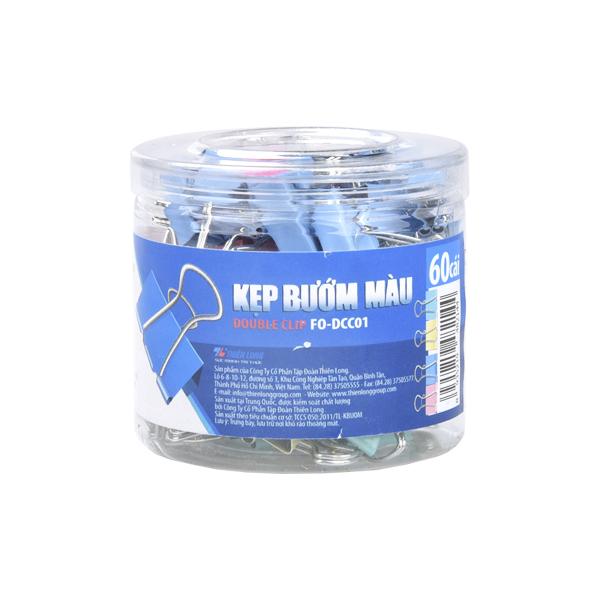 Kẹp bướm màu flexoffice 15mm fo-dcc01