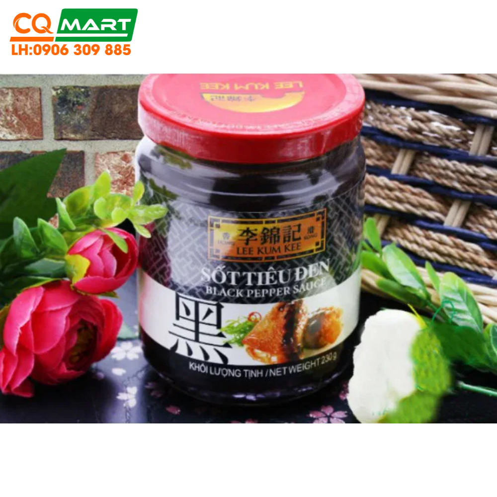 Sốt Tiêu Đen Lee Kum Kee Hũ 230g