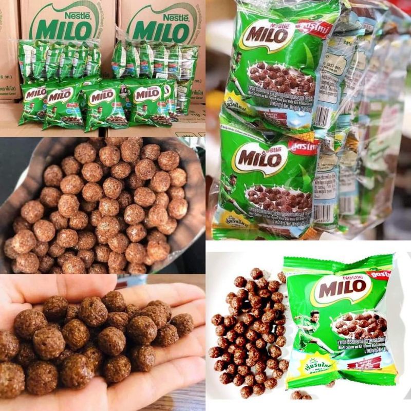 [Lốc 14 gói] Snack ngũ cốc ăn sáng Milo Nestle Thái Lan