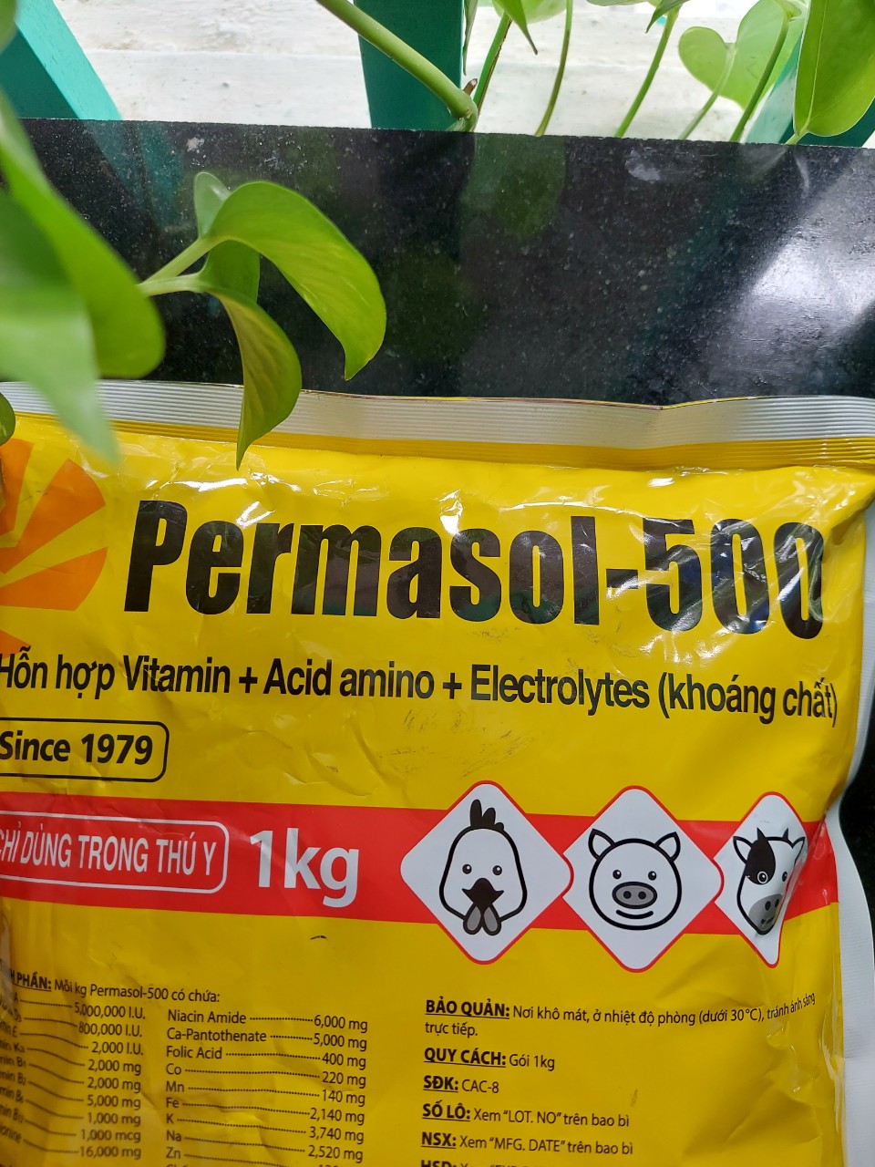PERMASOL-500 (TĂNG TRỌNG VẬT NUÔI)KG