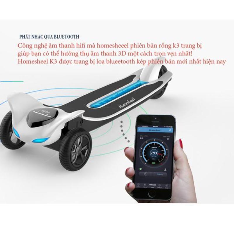 Giá bán Ván điện cân bằng homesheel rồng đêm H3, skateboard homesheel h3 PLUS