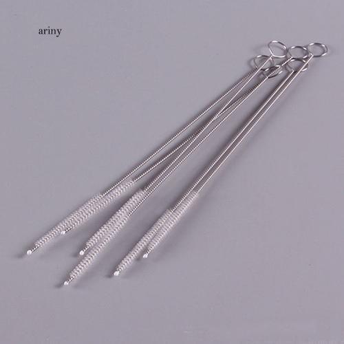 Bộ 5 Cọ Vệ Sinh Núm Ty, Ống Hút Cho Bình Nước, Bình Sữa Bé