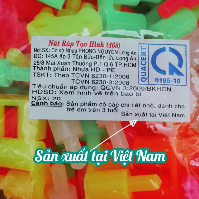 Đồ chơi nút lắp ráp tạo hình size lớn