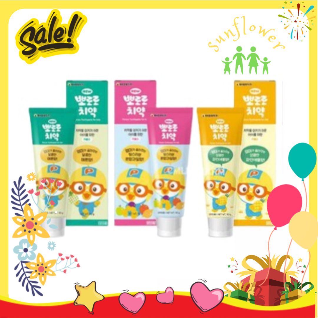 Kem đánh răng Pororo cho bé từ 2 tuổi 75g vị ngẫu nhiên