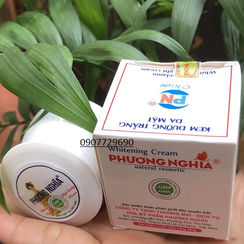 Kem dưỡng trắng da mặt ban đêm phương nghĩa